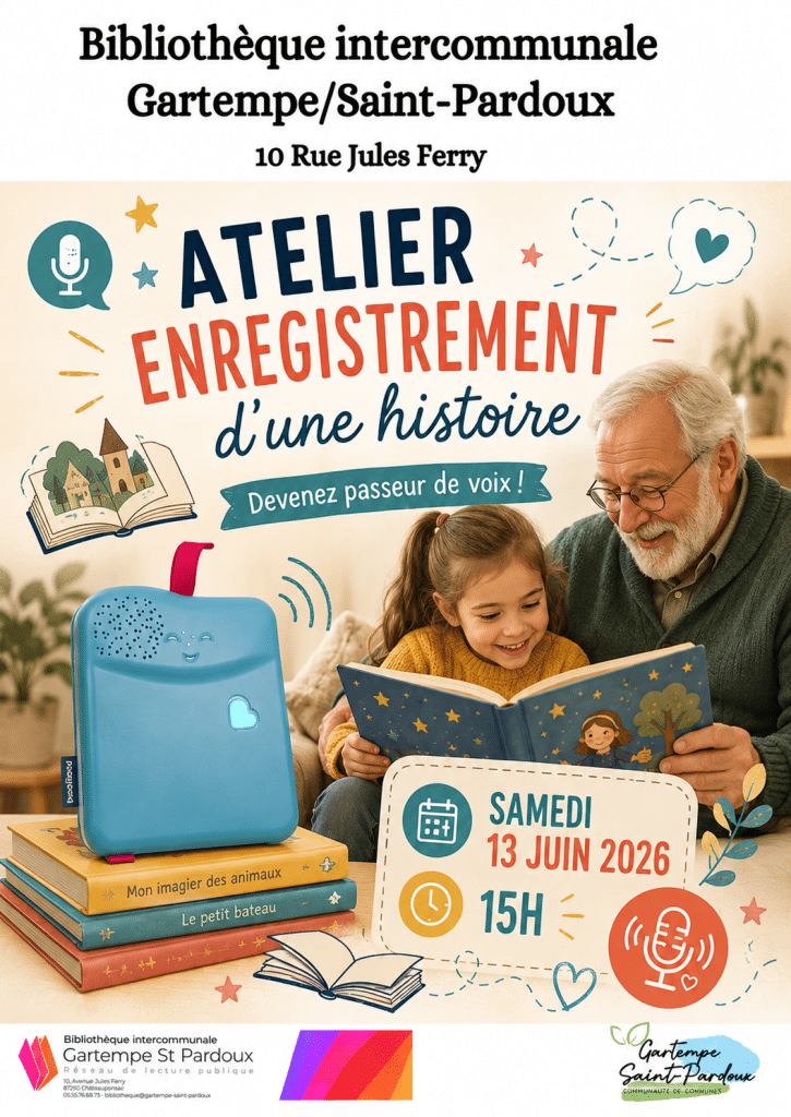 Atelier enregistrement d&rsquo;une histoire