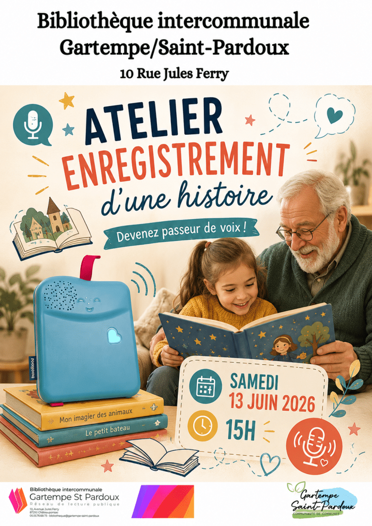 Atelier enregistrement d&rsquo;une histoire