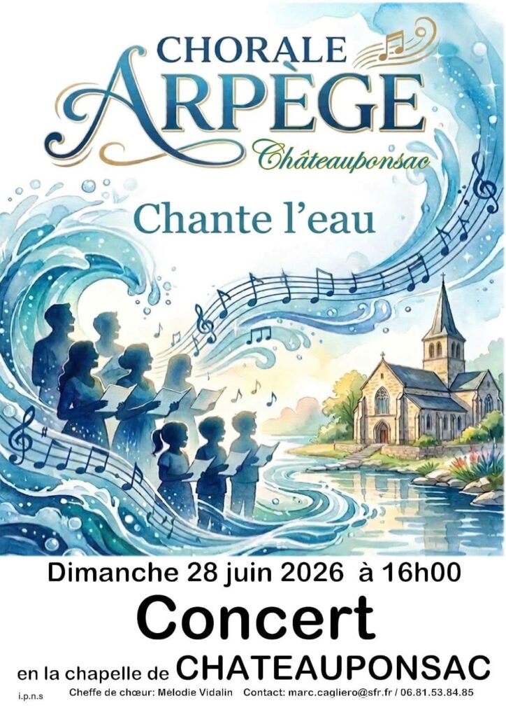 Chorale arpège chante l&rsquo;Eau