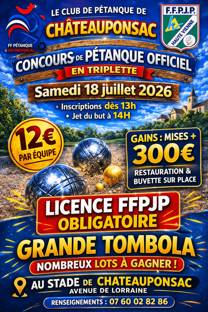 Concours de pétanque