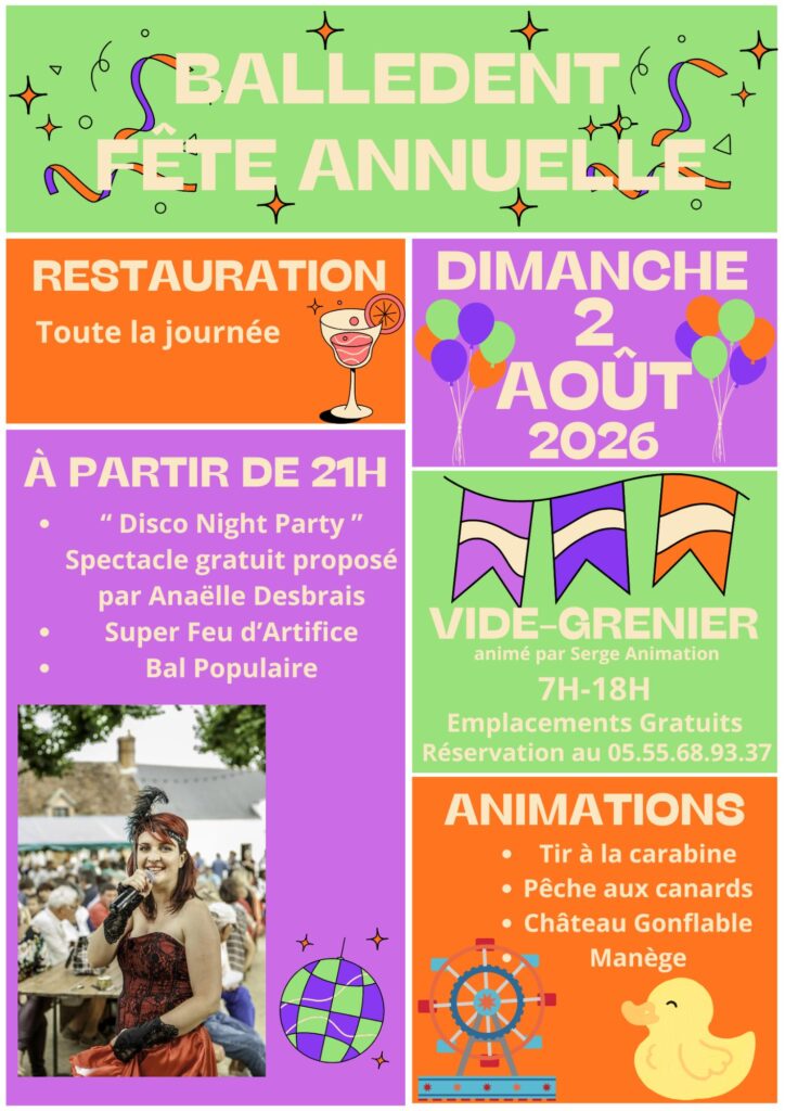Fête annuelle de Balledent