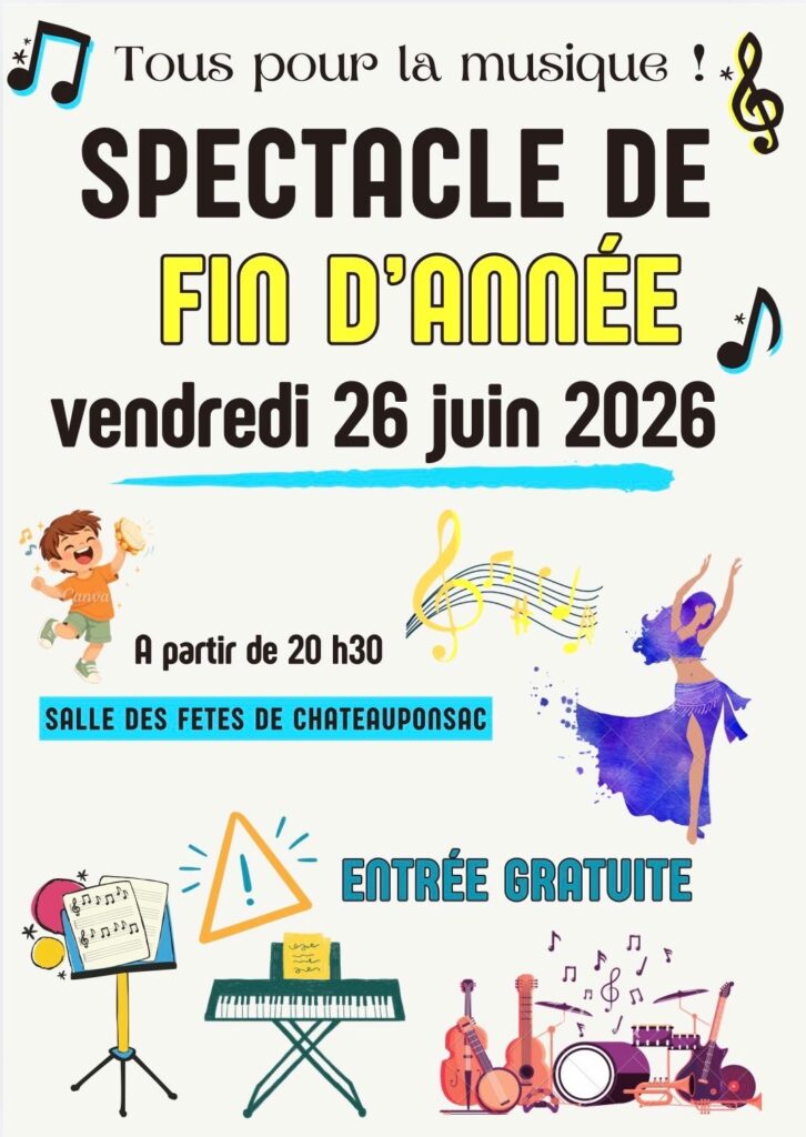 Spectacle de fin d&rsquo;année