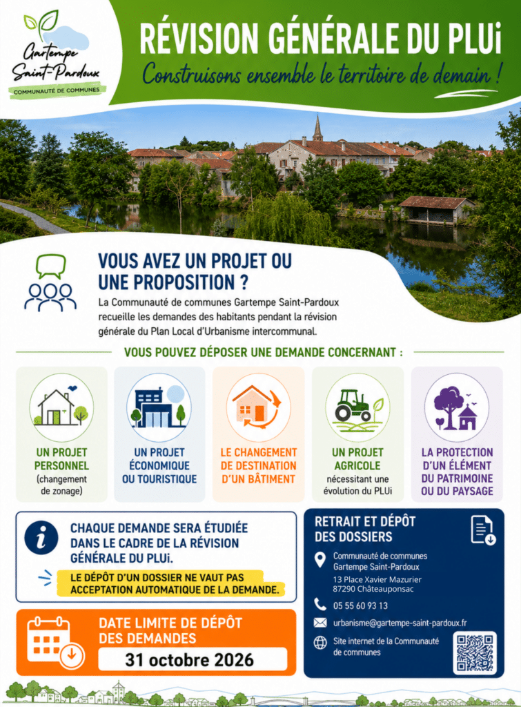 Révision générale du PLUi