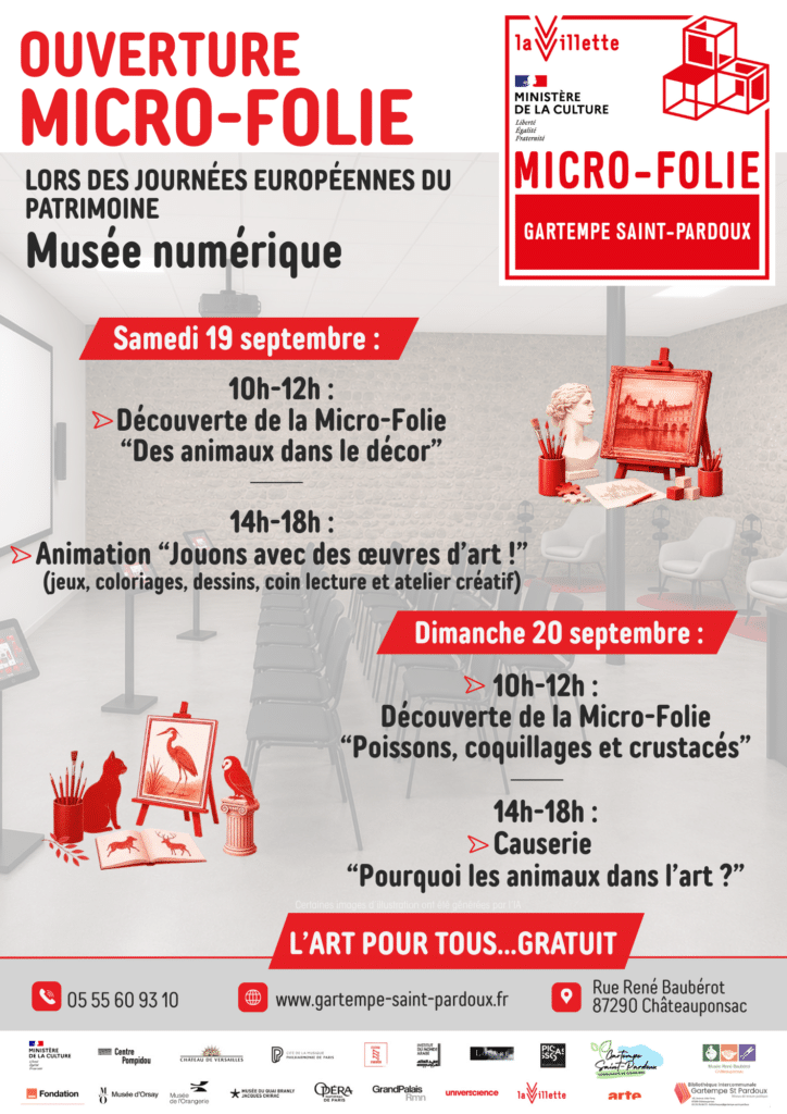 Micro-Folie : Journées Européennes du Patrimoine