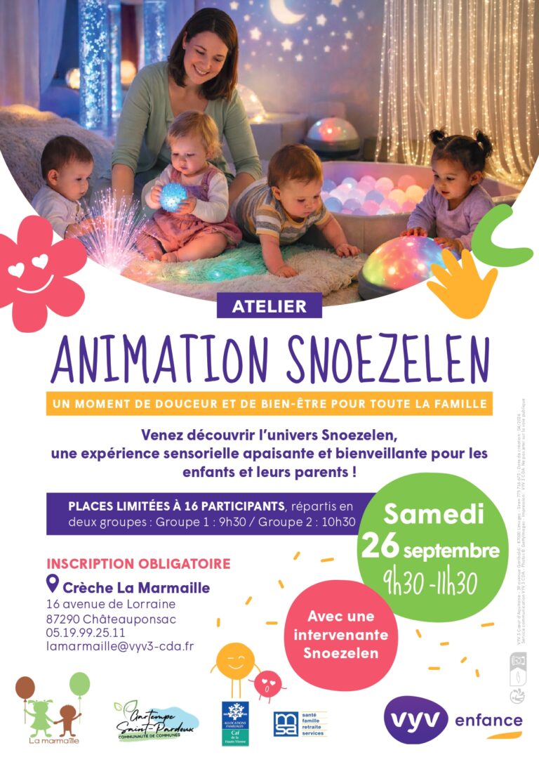 Animation Snoezelen – Crèche
