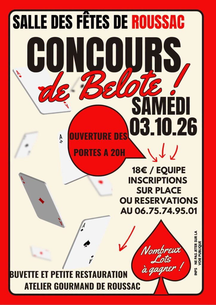 Concours de belote