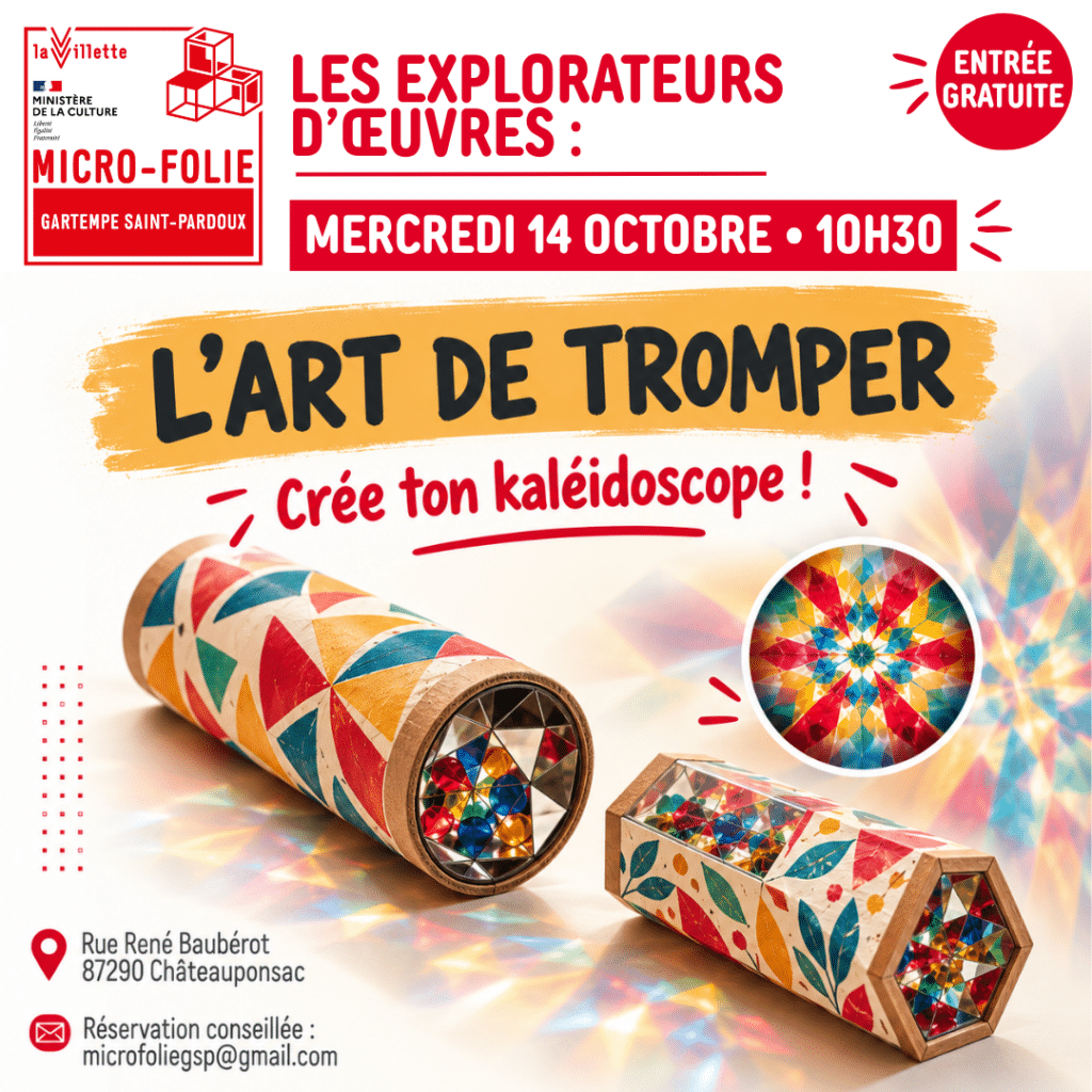 Micro-Folie – Les explorateurs d&rsquo;œuvres : crée ton kaléidoscope !