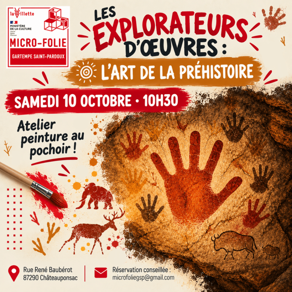 Micro-Folie – Les explorateurs d&rsquo;œuvres : l&rsquo;art de la Préhistoire