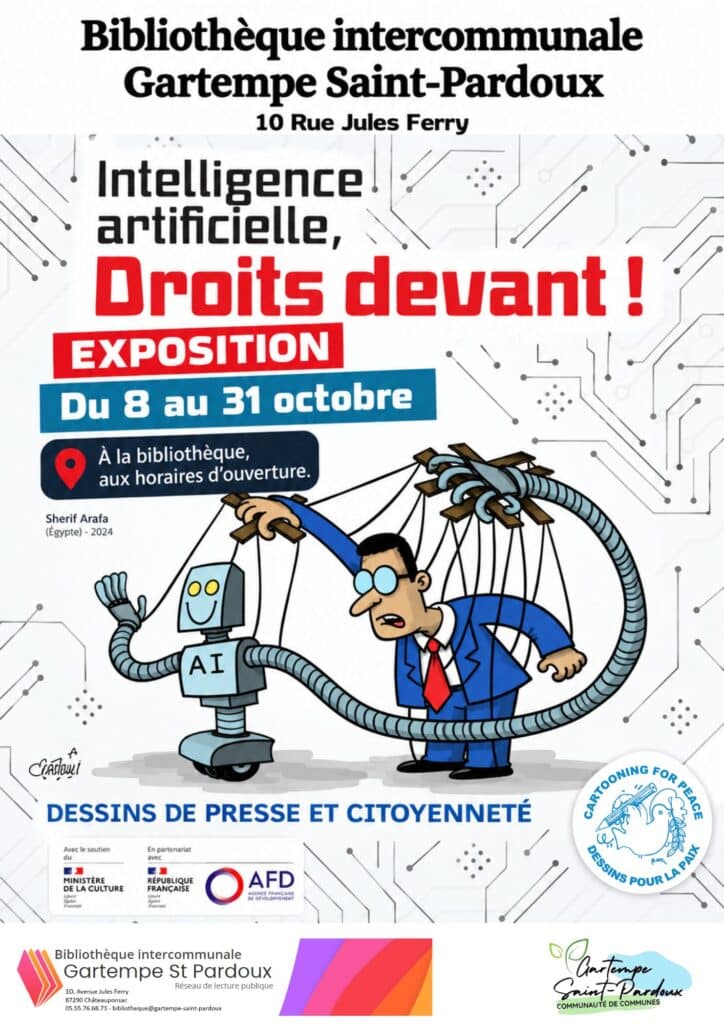 Exposition : Intelligence artificielle, droits devant !