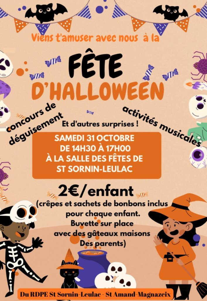 Fête d&rsquo;Halloween
