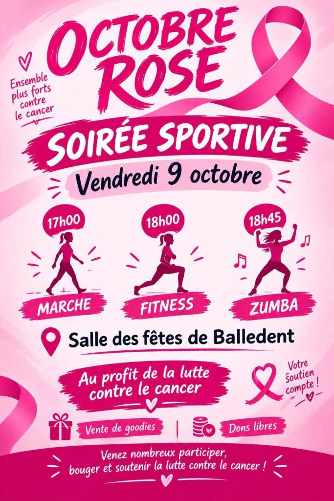 Soirée sportive – Octobre rose